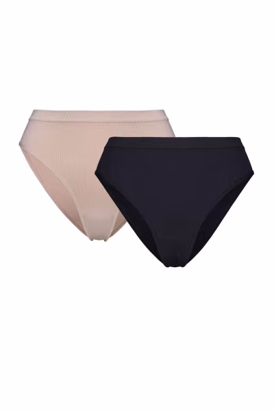 Komplet Figi Model Arleen 44182 2pak Black/Beige - Henderson — zdjęcie 1