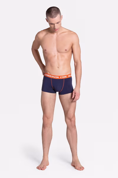 Komplet Bokserki Model Loyd 38837-MLC Navy/Orange - Henderson — zdjęcie 1