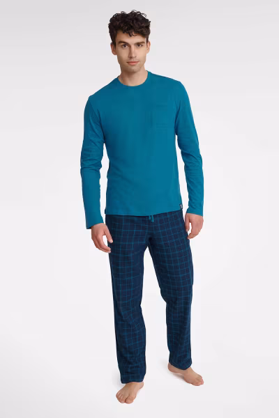 Piżama Męska Model Unusual 40947-55X Blue - Henderson — zdjęcie 1