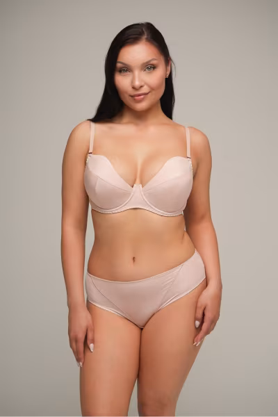 Biustonosz push up Biustonosz Push-up Model 2202 Beige - Ava — zdjęcie 2