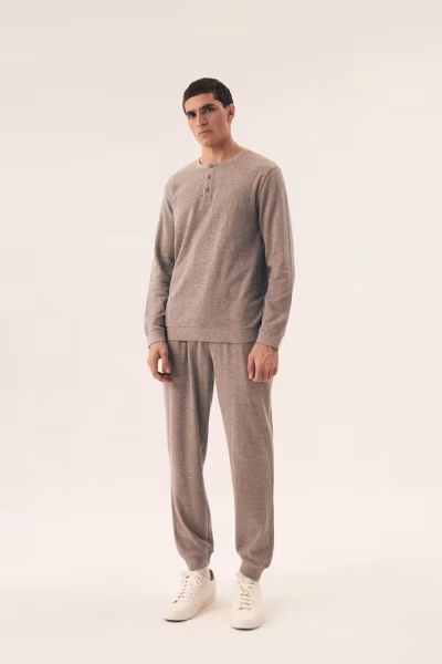 Piżama Męska Model Desert 42638-90X Grey - Henderson — zdjęcie 1