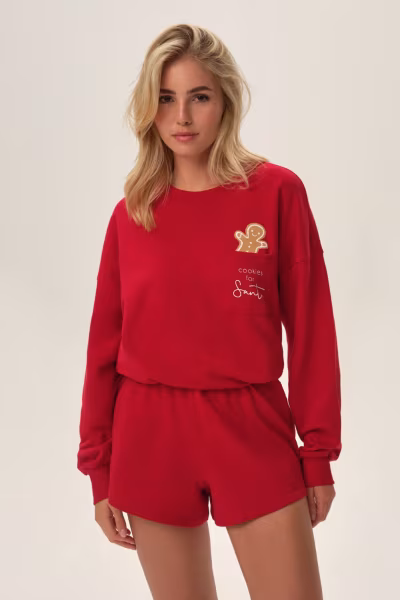 Piżama Damska Model Fawn 41900-33X Red - Henderson — zdjęcie 1