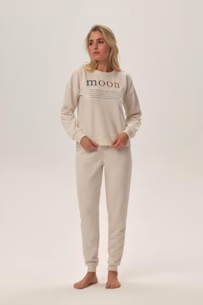 Spodnie Dres Damski Model Fune 41887-80X Beige - Henderson — zdjęcie 1