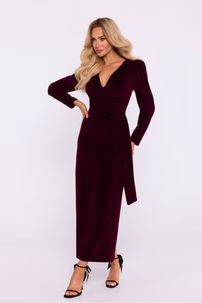 Sukienka Model MOE828 Bordo - Moe — zdjęcie 1