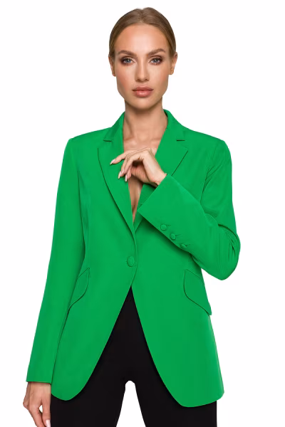 Żakiet Model MOE701 Green - Moe — zdjęcie 1