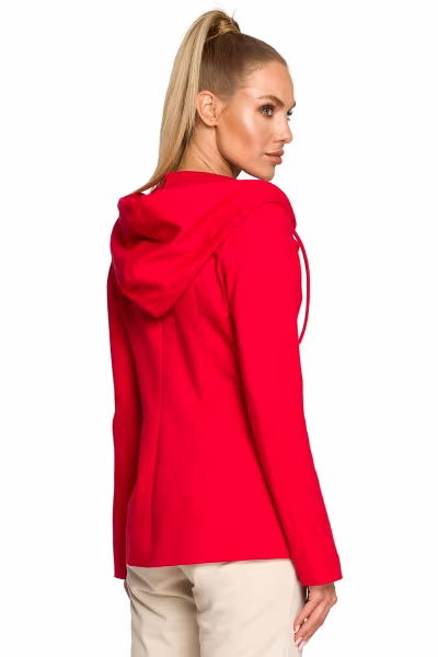 Żakiet Model MOE691 Red - Moe — zdjęcie 3