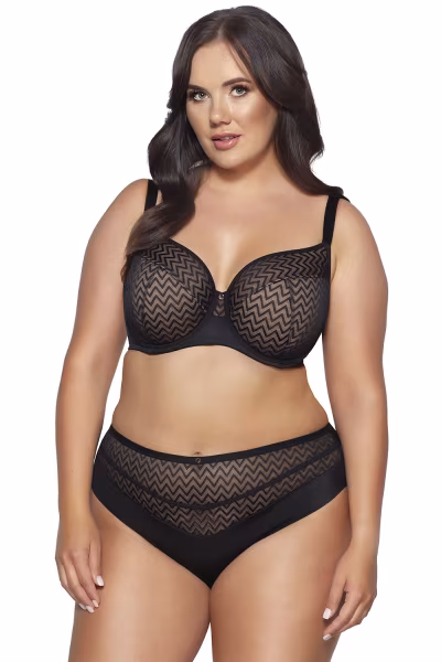 Biustonosz Soft Biustonosz Semi-Soft Model Innesa Bla 2102 Black - Ava — zdjęcie 2