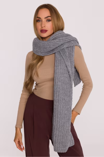 Szal Model MOE896 Grey - Moe — zdjęcie 1