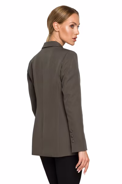 Żakiet Model MOE701 Khaki - Moe — zdjęcie 3