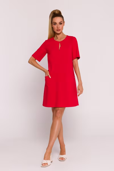 Sukienka Model MOE788 Red - Moe — zdjęcie 2