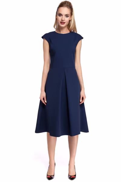 Sukienka Model MOE296 Navy - Moe — zdjęcie 2