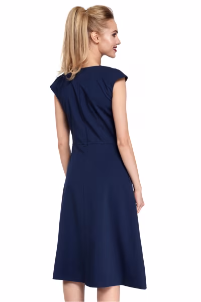 Sukienka Model MOE296 Navy - Moe — zdjęcie 3