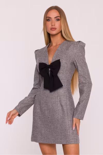 Sukienka Model MOE869 Grafit - Moe — zdjęcie 1