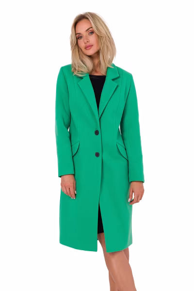 Płaszcz Damski Model MOE758 Green - Moe — zdjęcie 1