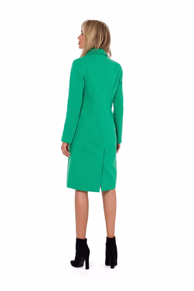 Płaszcz Damski Model MOE758 Green - Moe — zdjęcie 3