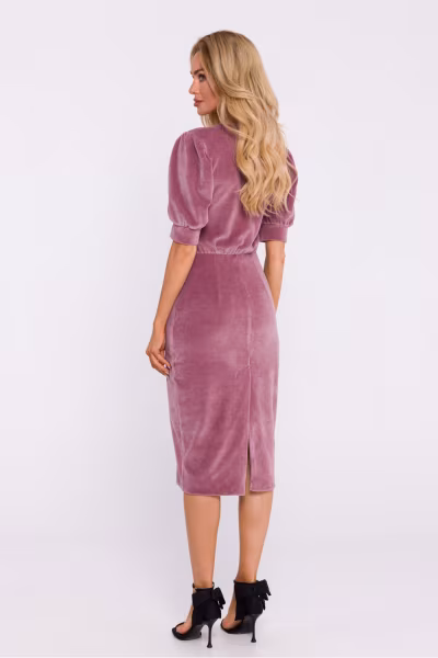 Sukienka Model MOE827 Dirty Pink - Moe — zdjęcie 3