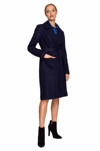 Płaszcz Model MOE708 Navy - Moe — zdjęcie 1