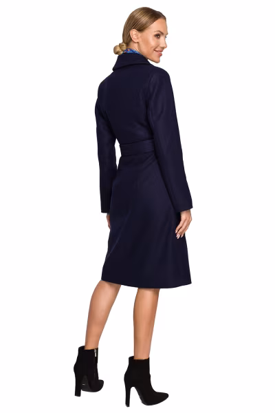 Płaszcz Model MOE708 Navy - Moe — zdjęcie 3