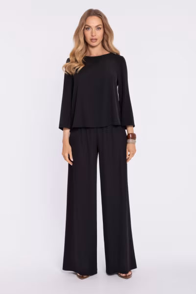Spodnie Damskie Model MOE906 Black - Moe — zdjęcie 2