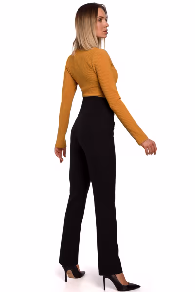 Spodnie Damskie Model MOE530 Black - Moe — zdjęcie 2