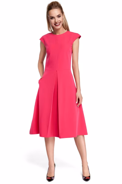 Sukienka Model MOE296 Pink - Moe — zdjęcie 2