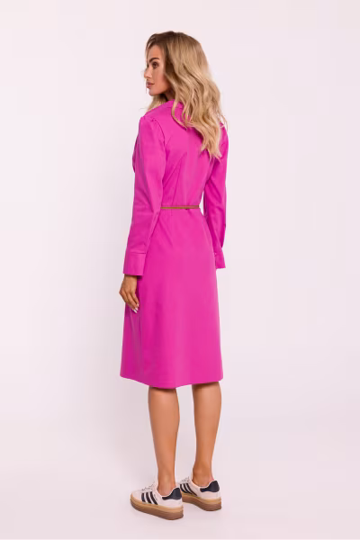 Sukienka Model MOE804 Pink - Moe — zdjęcie 2