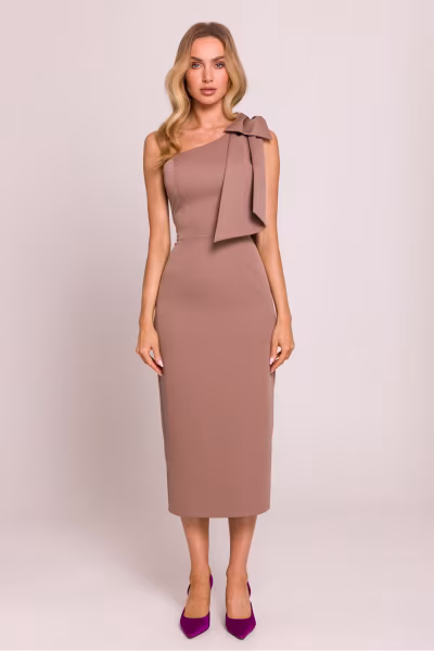 Sukienka Model MOE847 Mocca - Moe — zdjęcie 1
