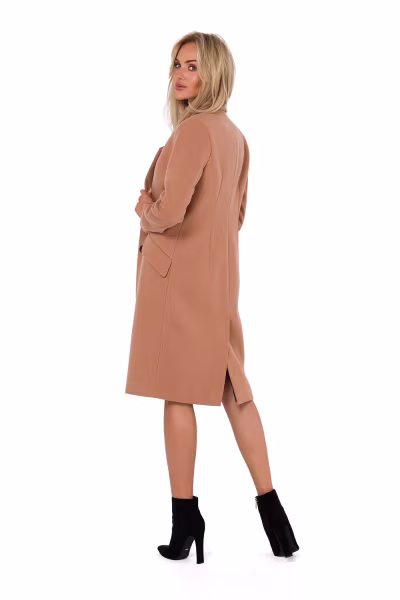 Płaszcz Damski Model MOE758 Camel - Moe — zdjęcie 3