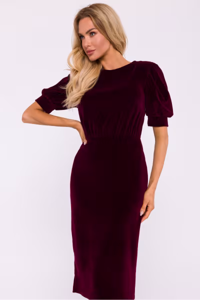Sukienka Model MOE827 Bordo - Moe — zdjęcie 1