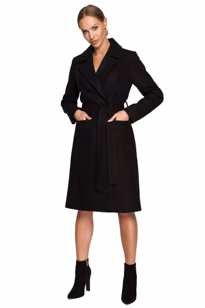 Płaszcz Model MOE708 Black - Moe — zdjęcie 1