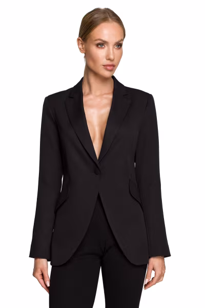 Żakiet Model MOE701 Black - Moe — zdjęcie 1