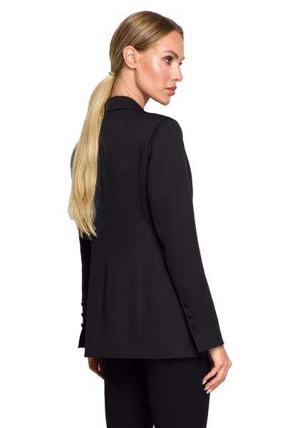Żakiet Model MOE701 Black - Moe — zdjęcie 3