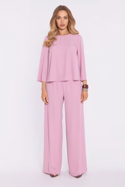 Bluzka Model MOE905 Powder Pink - Moe — zdjęcie 2