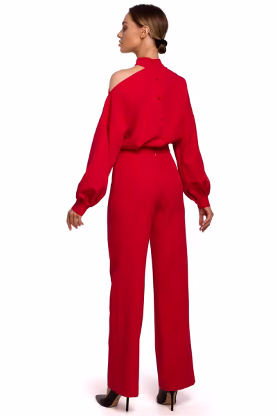 Kombinezon Damski Model MOE528 Red - Moe — zdjęcie 2