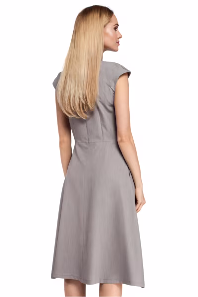 Sukienka Model MOE296 Grey - Moe — zdjęcie 3
