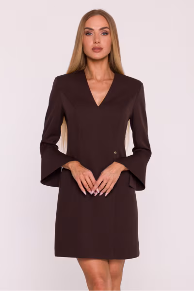 Sukienka Model MOE876 Brown - Moe — zdjęcie 1