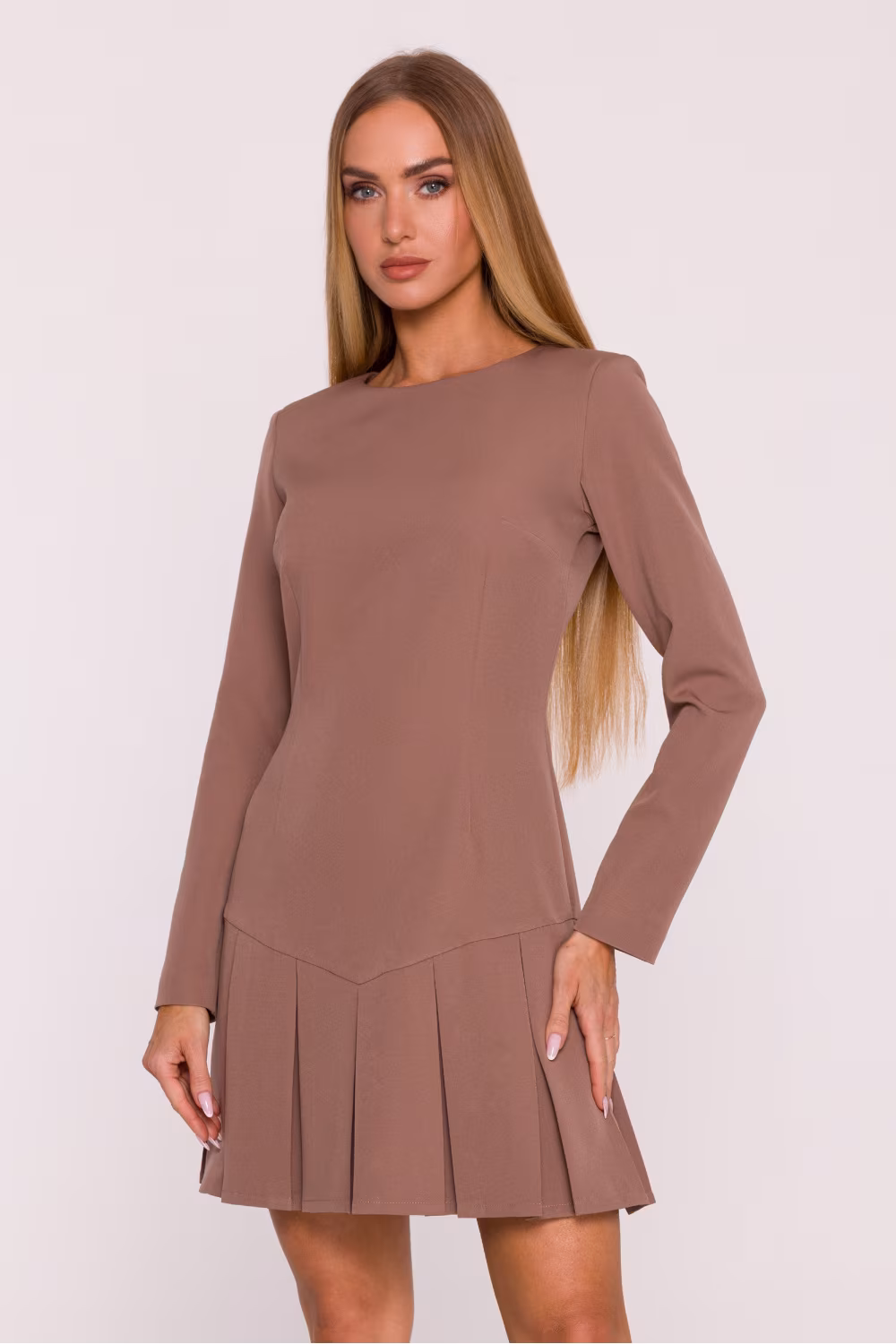 Sukienka Model MOE872 Mocca - Moe