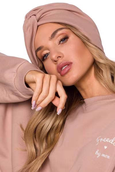 Czapka Model MOE601 Mocca - Moe — zdjęcie 2