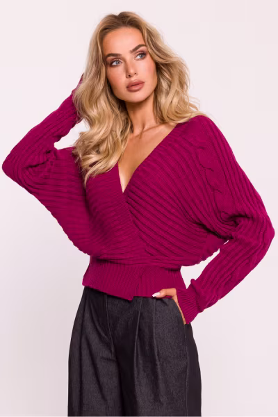 Sweter Damski Model MOE809 Pink - Moe — zdjęcie 1