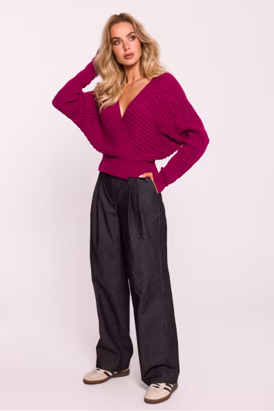 Sweter Damski Model MOE809 Pink - Moe — zdjęcie 2