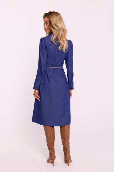 Sukienka Model MOE804 Blue - Moe — zdjęcie 2