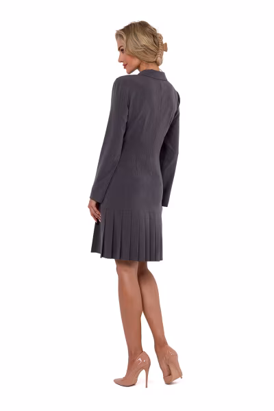 Sukienka Model MOE752 Dark Grey - Moe — zdjęcie 2