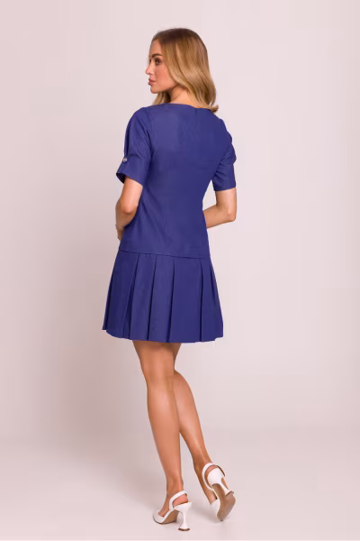 Sukienka Model MOE842 Blue - Moe — zdjęcie 3