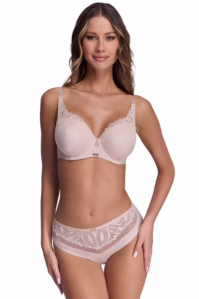 Biustonosz push up Biustonosz Usztywniany Model 2107 Beige - Ava — zdjęcie 2
