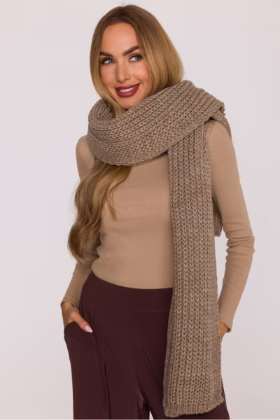 Szal Model MOE896 Beige - Moe — zdjęcie 1