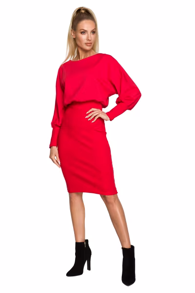 Sukienka Model MOE690 Red - Moe — zdjęcie 1