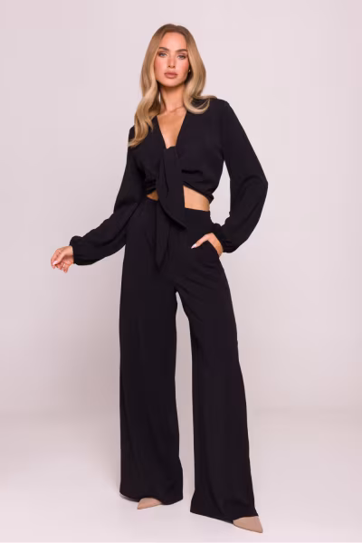 Spodnie Damskie Model MOE862 Black - Moe — zdjęcie 1
