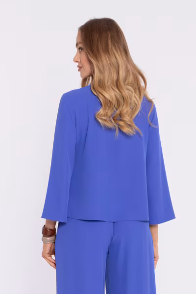 Bluzka Model MOE905 Blue - Moe — zdjęcie 3