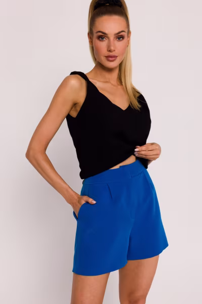 Szorty Damskie Model MOE775 Blue - Moe — zdjęcie 1