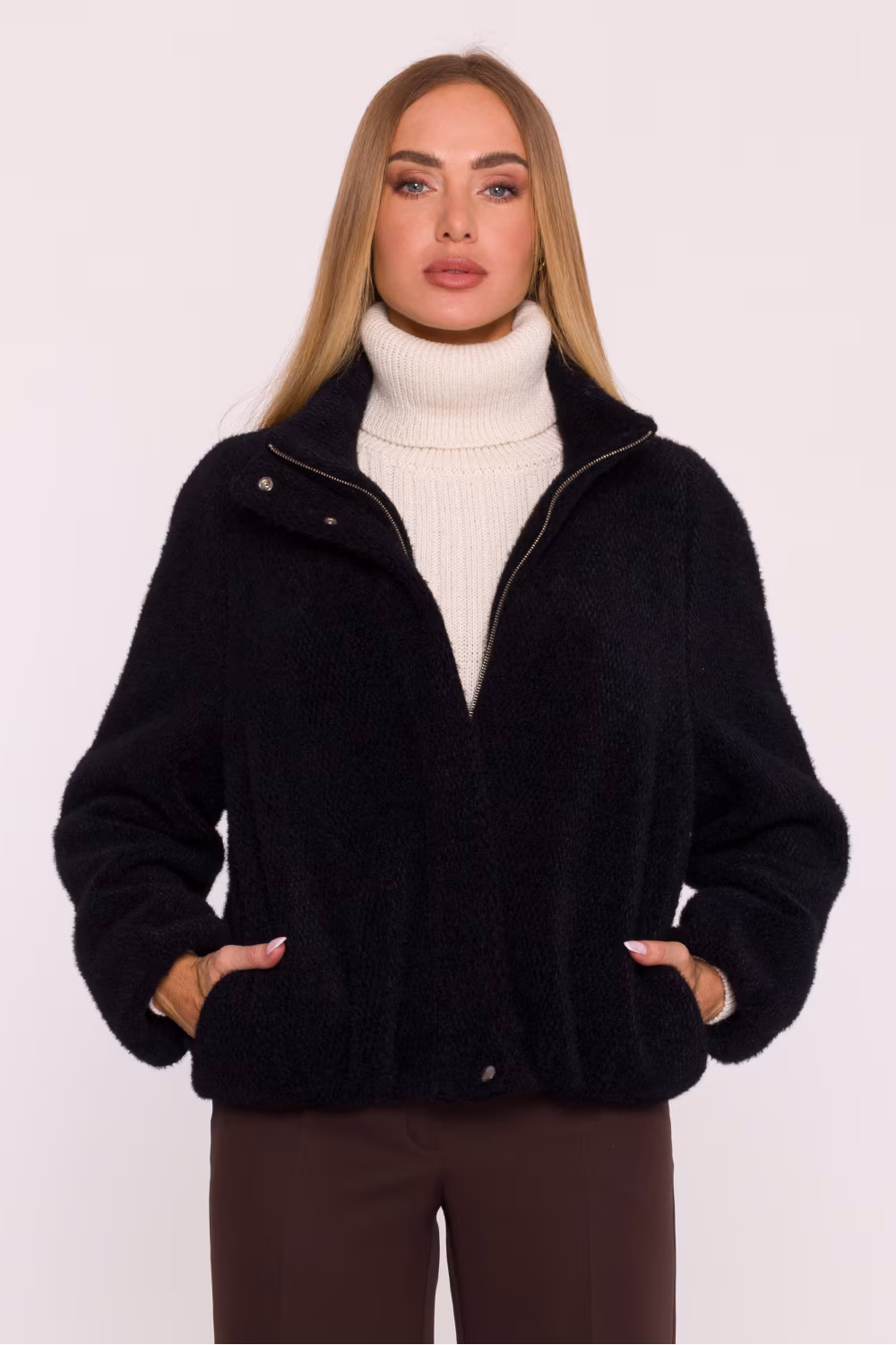 Kurtka Damska Model MOE885 Black - Moe